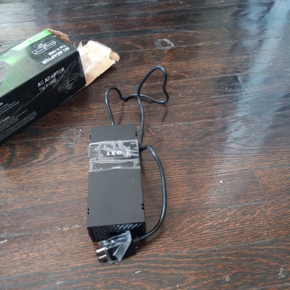 Ac Adapter For Xbox One Led Indicator: Red= Charging, Green = Standby Open Box